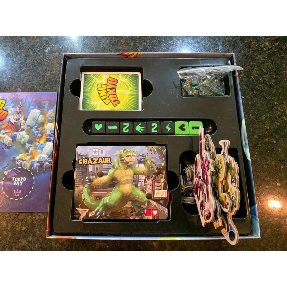King Of Tokyo Board Game IELLO Richard Garfield 100% Complete